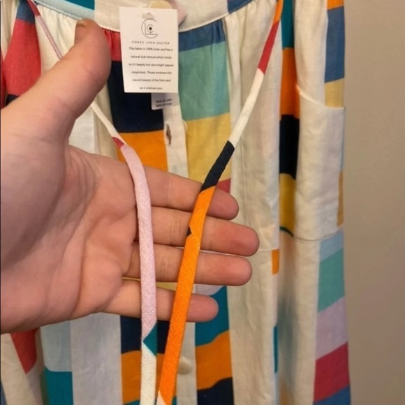 ANTHRO linen and lined skirt - Picture 3 of 6